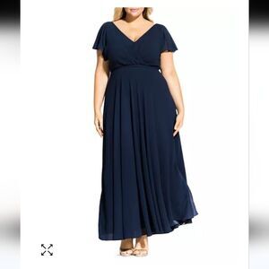 City Chic Maxi Sweet Wishes Dress Size 16 New With Tags.